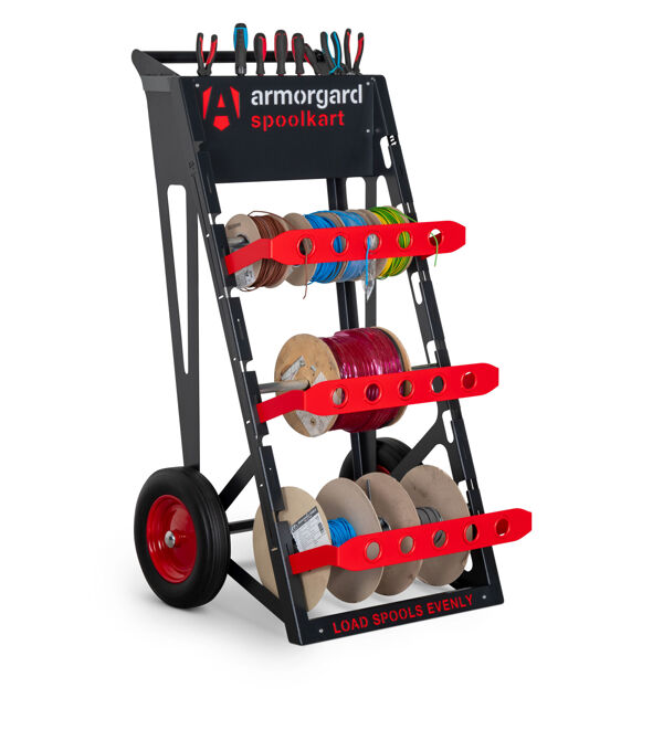 Spoolkart Mobile Reel Storage & Distribution Cart | ArmorGard