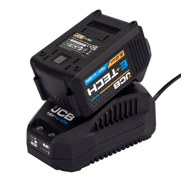 18V 5.0Ah Lithium-Ion Battery & 2.4A Fast Charger | JCB