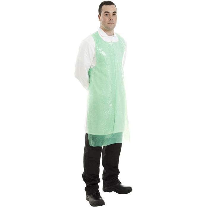 30 Micron PE Aprons Flat-Packed | Supertouch