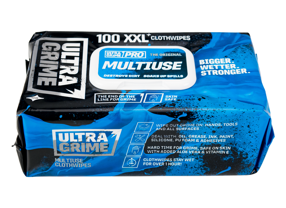 Ultragrime XXL Multi-Use General Purpose Wipes | UniWipe