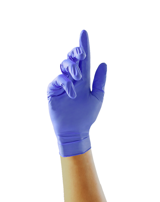 Blue Nitrile Examination Gloves Accelerator Free | UniGloves