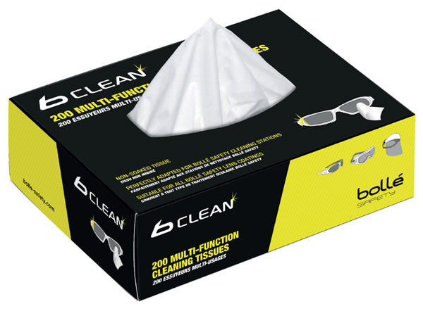 B401 Cleaning Tissues (Box of 200) | Bolle