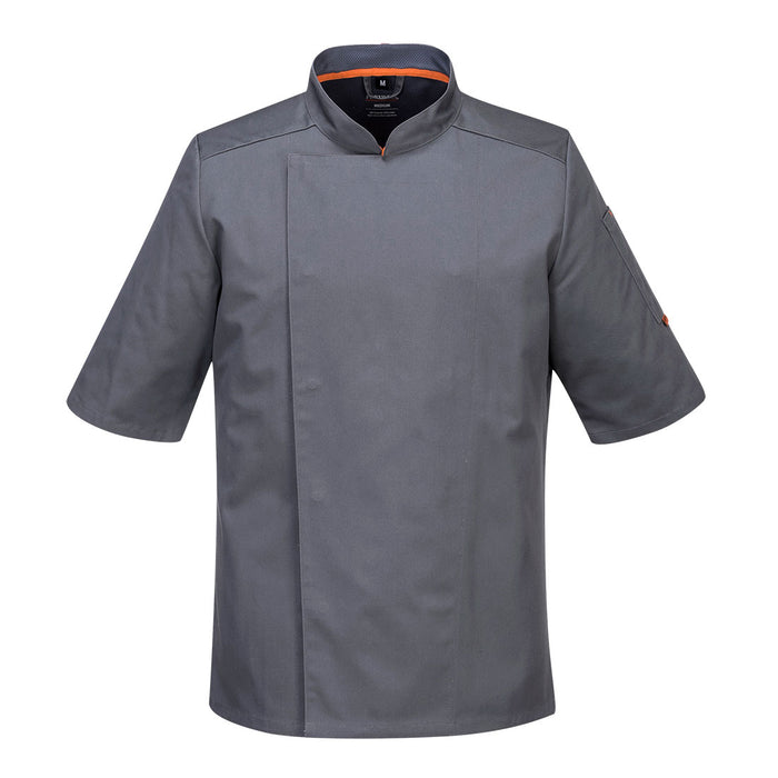 White Chefs Mesh Air Pro Jacket S/S | Portwest