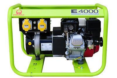 E-Series E4000 Portable Generator, 115/230V, Petrol | Pramac