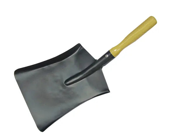 Steel Coal Shovel With Wooden Handle (230mm) | Faithfull Tools