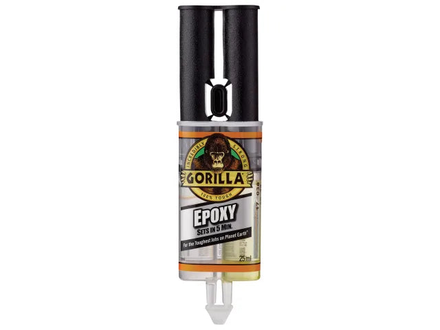 Gorilla 5 Min 2-Part Epoxy Syringe 25ml | Gorilla Glue