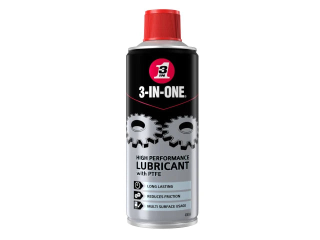 High Performance Lubricant With PTFE 400ml | 3-IN-ONE®