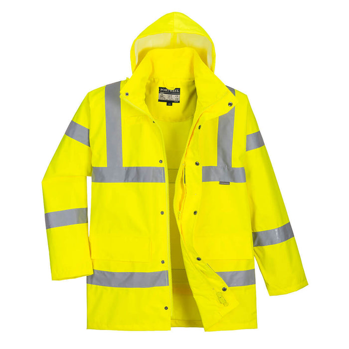 Hi-Vis Breathable Rain Traffic Jacket | Portwest