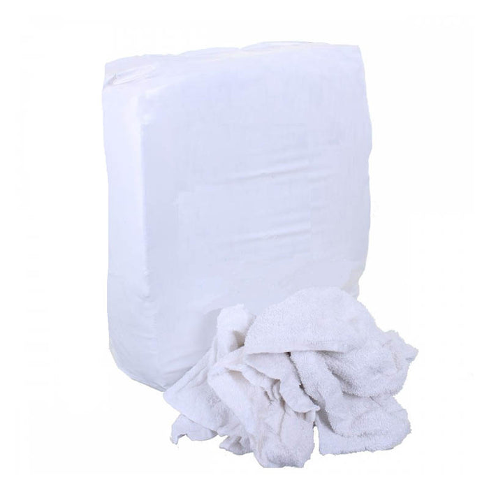 White Only Towel Wipe Rags | 10Kg Bag