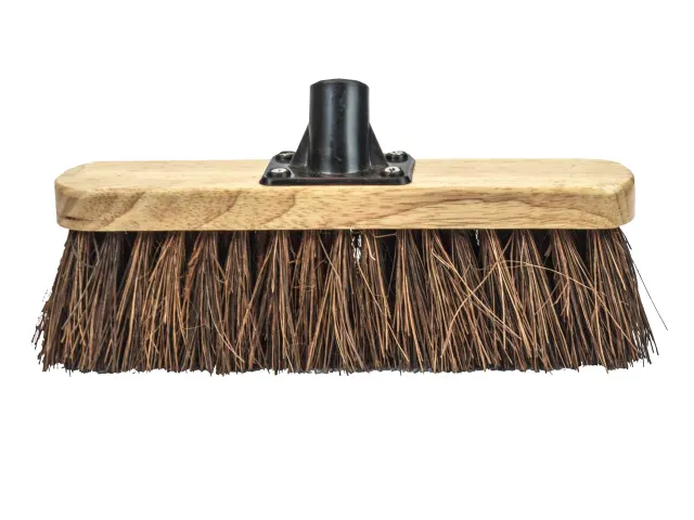 Bassine Varnished Broom Head 300mm Threaded Socket | Faithfull Tools