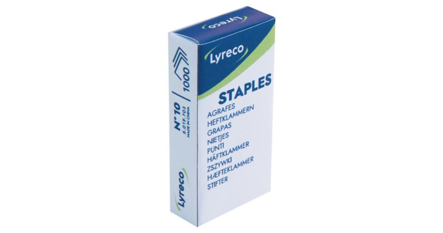 Staples No. 10 (Pack of 1000) | Lyreco