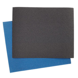 Emery Cloth Sheet Blue 230mm x 280mm (Pack of 25 Sheets) | Sealey