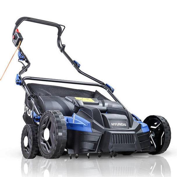 1500W Electric Lawn Scarifier, Rake & Aerator, 230V | Hyundai