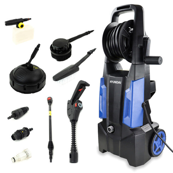 1900W Electric Pressure Washer, 2100Psi (145 Bar) With 6.5L/Min Flow Rate | Hyundai