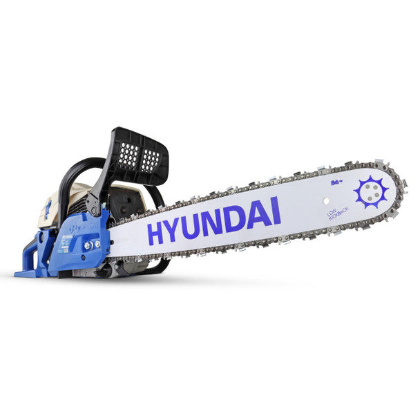 20" 62cc Petrol Chainsaw, 2-Stroke Easy Start | Hyundai
