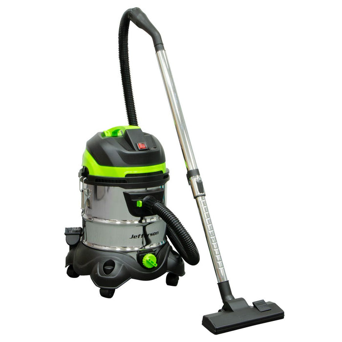20 Litre Stainless Steel Wet & Dry Vacuum Cleaner (230V) | Jefferson Professional