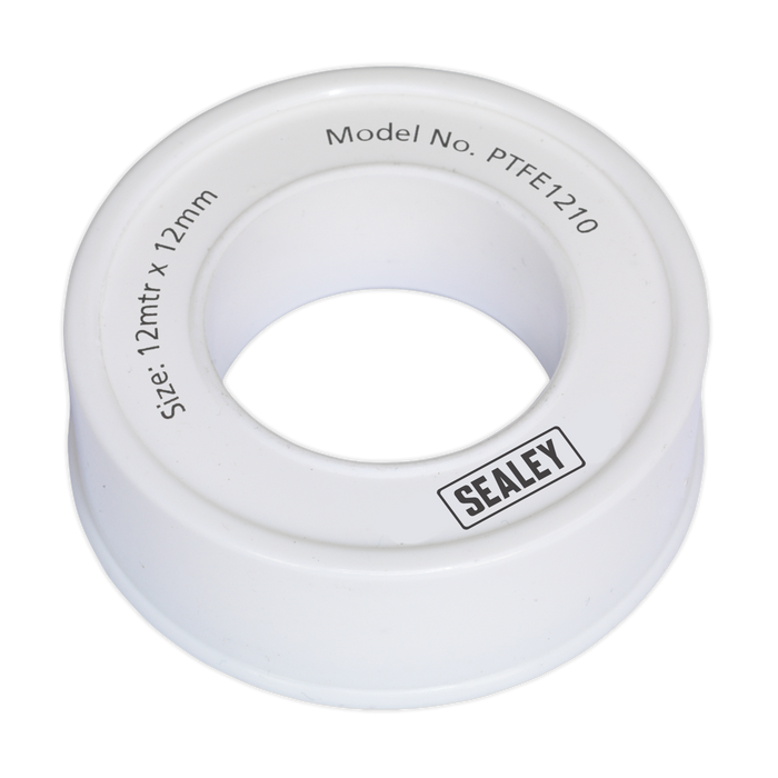 PTFE Thread Sealing Tape 12mm x 12 Metre | Sealey