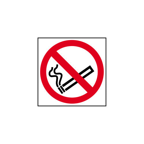 No Smoking Symbol SAV Sign (Pack of 10) | 100 x 100mm