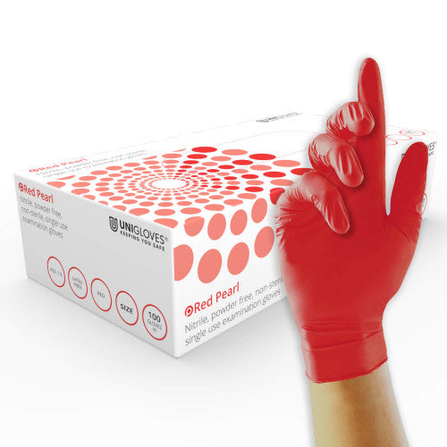 UniGloves Disposable Nitrile Examination Gloves Full Pearl Range