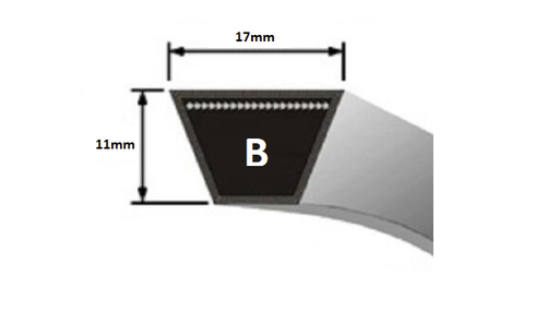 B58 V-Belt | B Section Belt - SBT Ltd. 