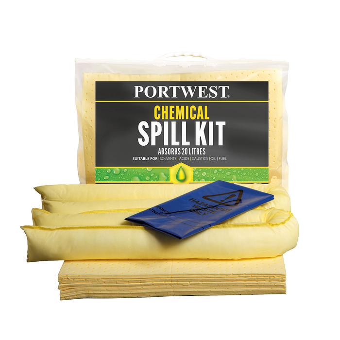 Portwest 20 Litre Chemical Spill Kit