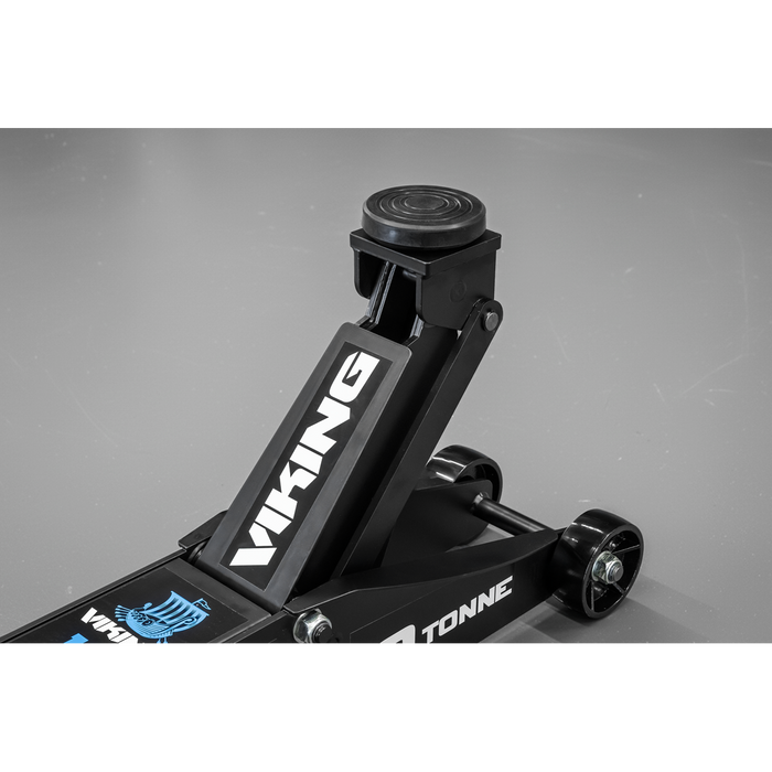 Viking Professional Long Reach Air/Manual Operation Trolley Jack with Rocket Lift 10 Tonne | 10001A