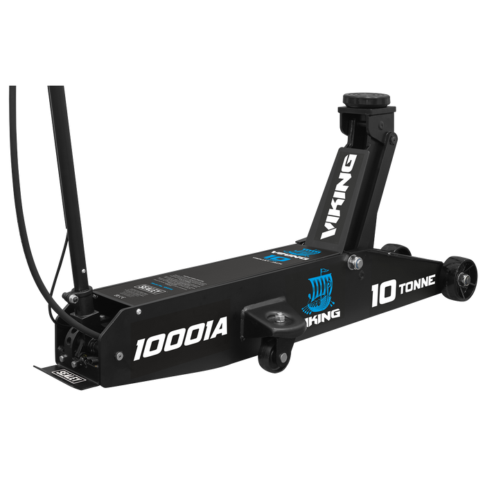 Viking Professional Long Reach Air/Manual Operation Trolley Jack with Rocket Lift 10 Tonne | 10001A
