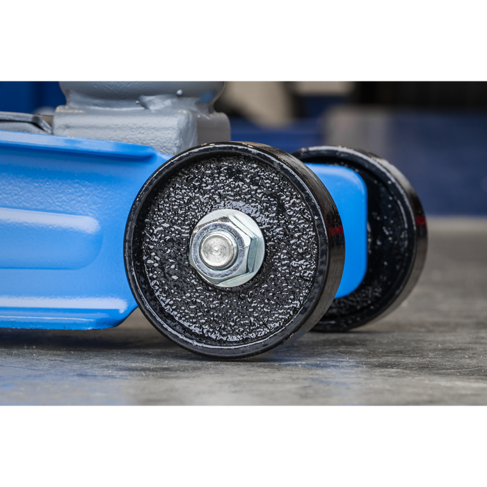 Low Profile Short Chassis Trolley Jack 2 Tonne - Blue | 1020LEB