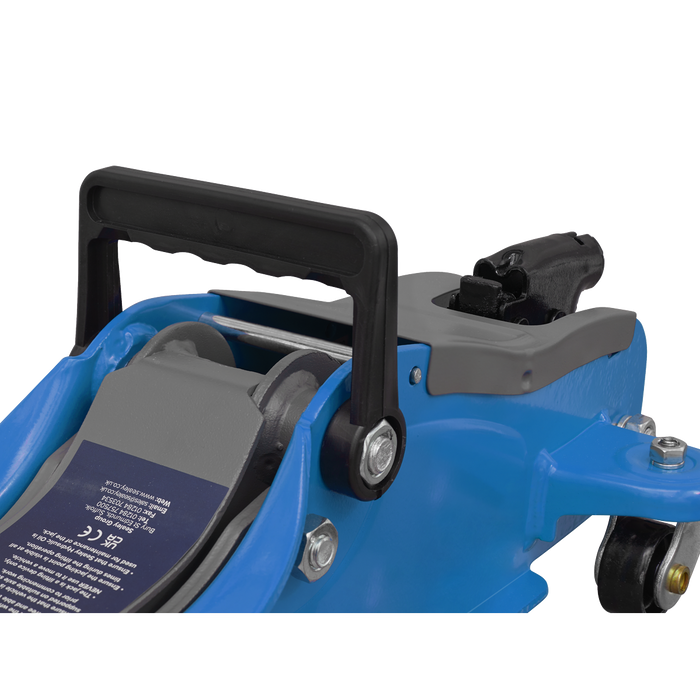Low Profile Short Chassis Trolley Jack 2 Tonne - Blue | 1020LEB