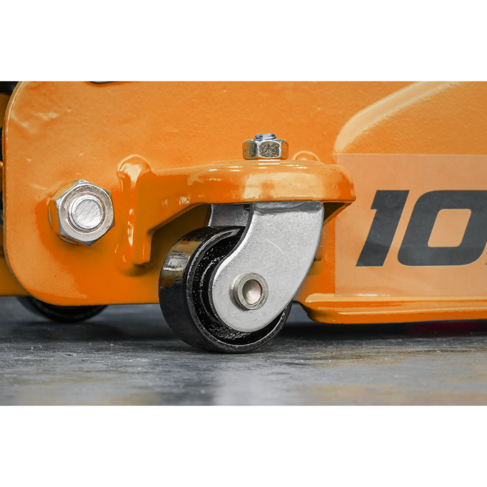 Low Profile Short Chassis Trolley Jack 2 Tonne - Orange | 1020LEO