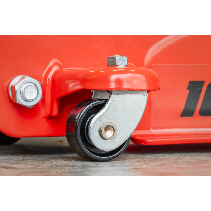 Low Profile Short Chassis Trolley Jack 2 Tonne - Red | 1020LE
