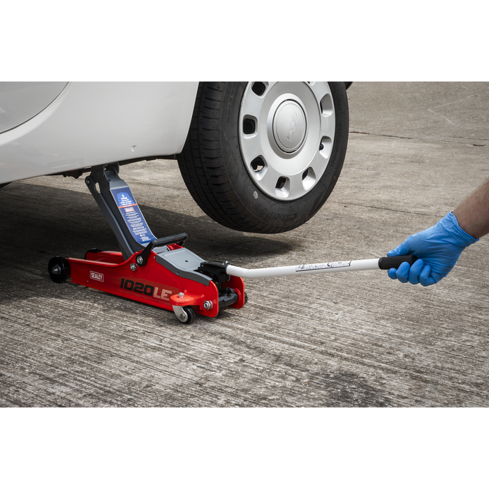 Low Profile Short Chassis Trolley Jack 2 Tonne - Red | 1020LE
