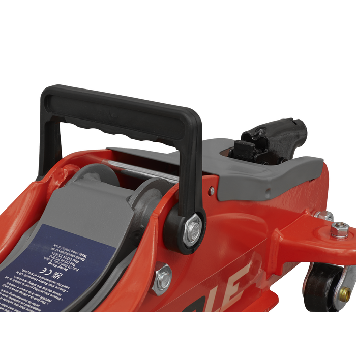 Low Profile Short Chassis Trolley Jack 2 Tonne - Red | 1020LE