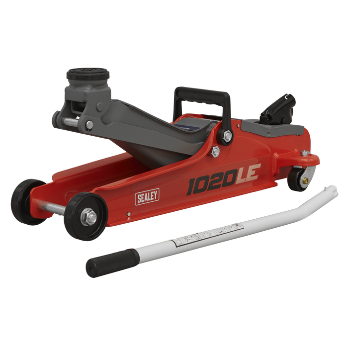 Low Profile Short Chassis Trolley Jack 2 Tonne - Red | 1020LE
