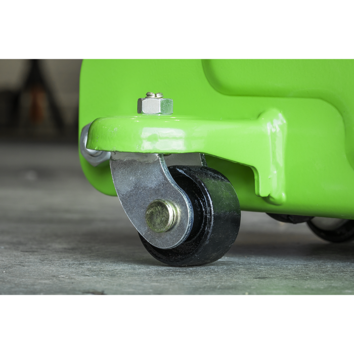 Short Chassis Trolley Jack with Storage Case 2 Tonne - Green | 1050CXDHV