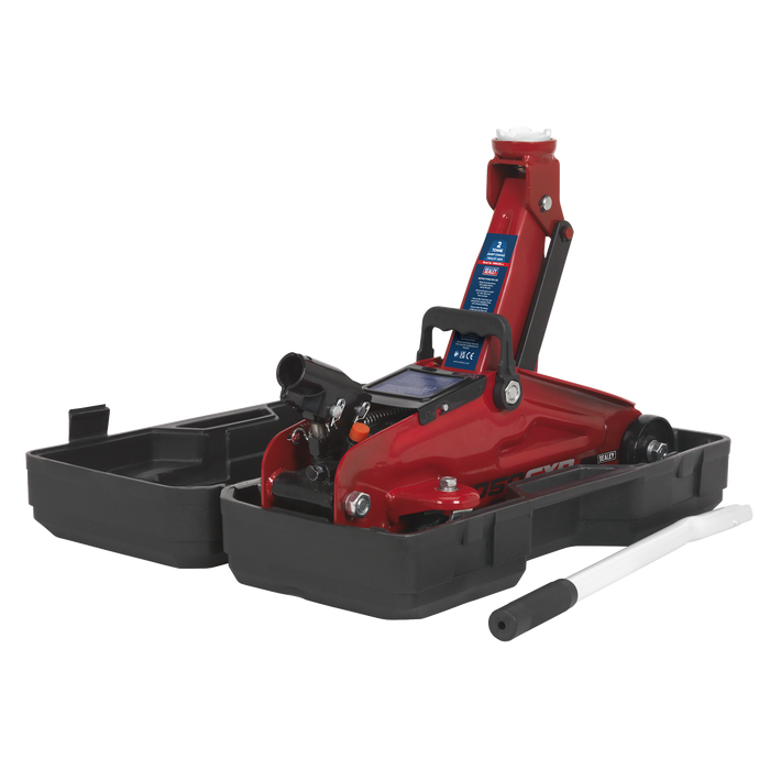 Short Chassis Trolley Jack with Storage Case 2 Tonne | 1050CXD