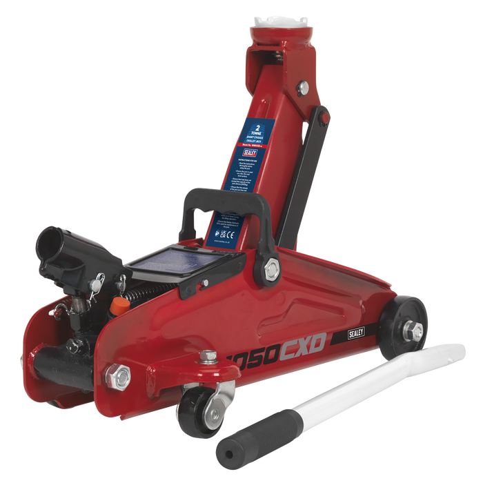 Short Chassis Trolley Jack with Storage Case 2 Tonne | 1050CXD