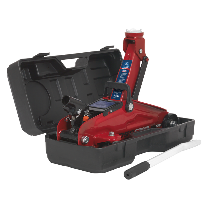 Short Chassis Trolley Jack with Storage Case 2 Tonne | 1050CXD
