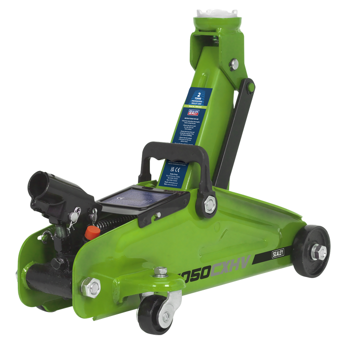 Short Chassis Trolley Jack 2 Tonne - Green | 1050CXHV