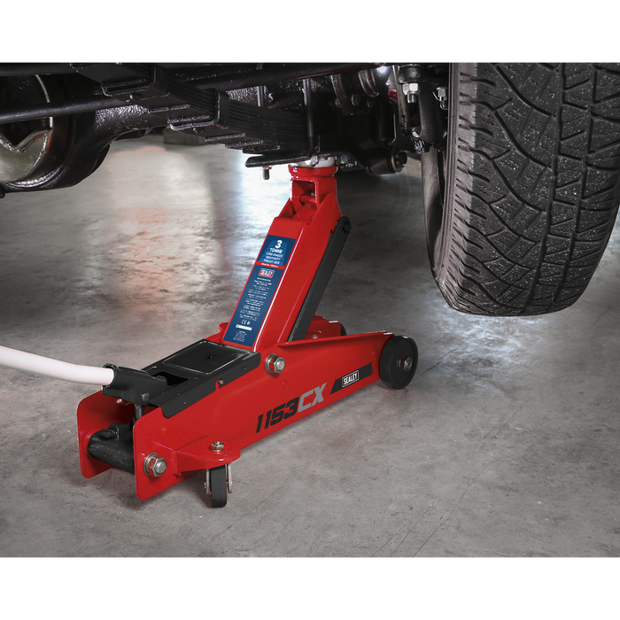 Heavy-Duty Long Reach Trolley Jack 3 Tonne | 1153CX