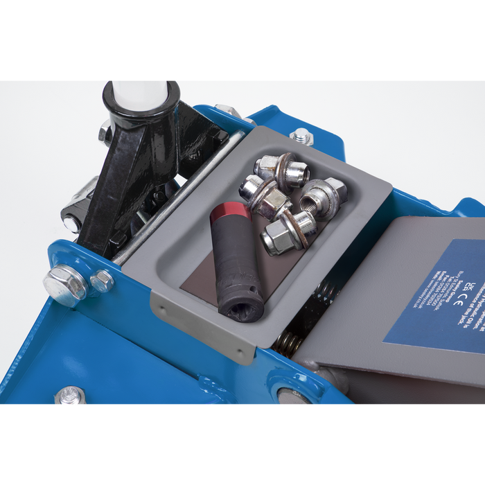 Low Profile Trolley Jack with Rocket Lift 2.25 Tonne - Blue | 2001LEBL