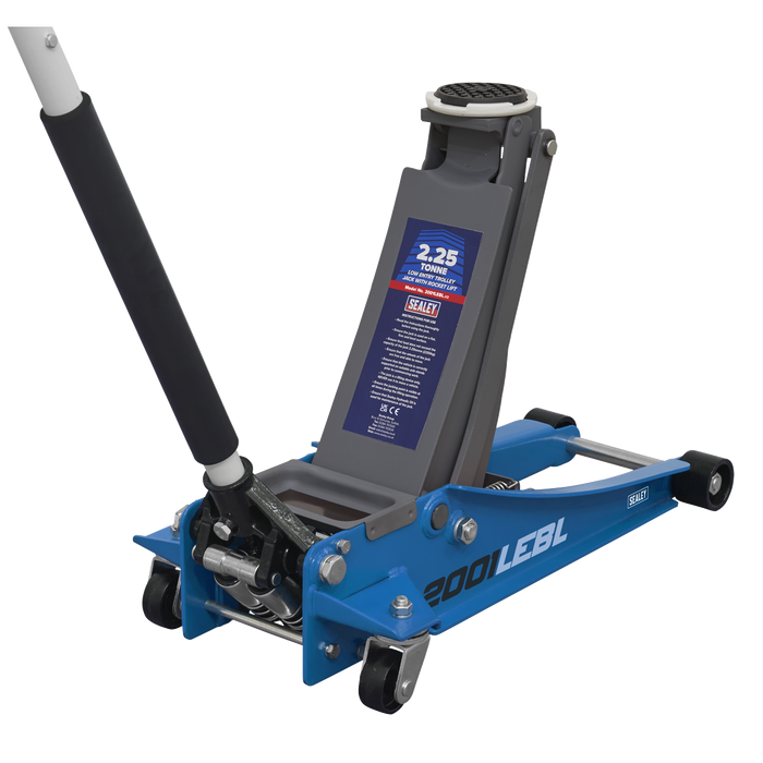 Low Profile Trolley Jack with Rocket Lift 2.25 Tonne - Blue | 2001LEBL