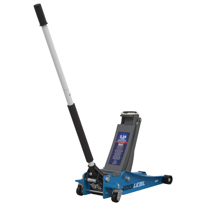 Low Profile Trolley Jack with Rocket Lift 2.25 Tonne - Blue | 2001LEBL