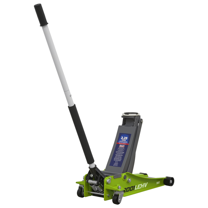 Low Profile Rocket Lift Trolley Jack 2.25 Tonne - Green | 2001LEHV