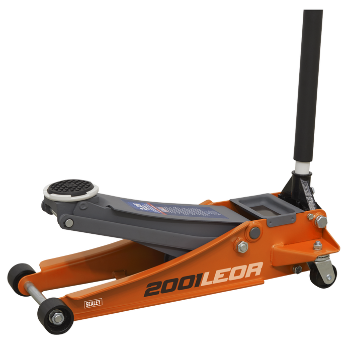 Low Profile Trolley Jack with Rocket Lift 2.25 Tonne - Orange | 2001LEOR