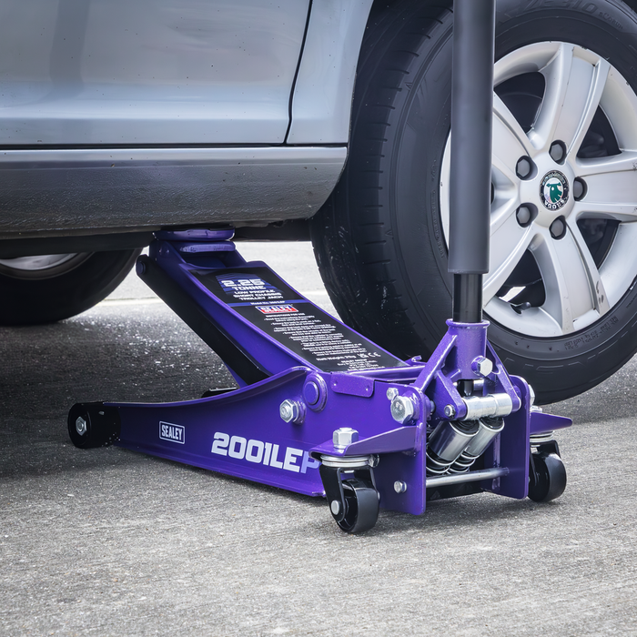 Low Profile Trolley Jack with Rocket Lift 2.25 Tonne - Purple | 2001LEP