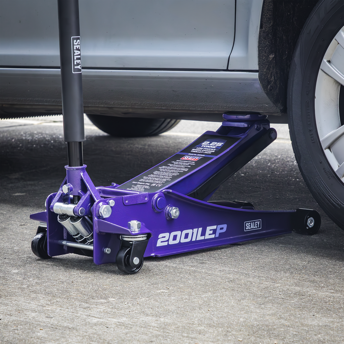 Low Profile Trolley Jack with Rocket Lift 2.25 Tonne - Purple | 2001LEP