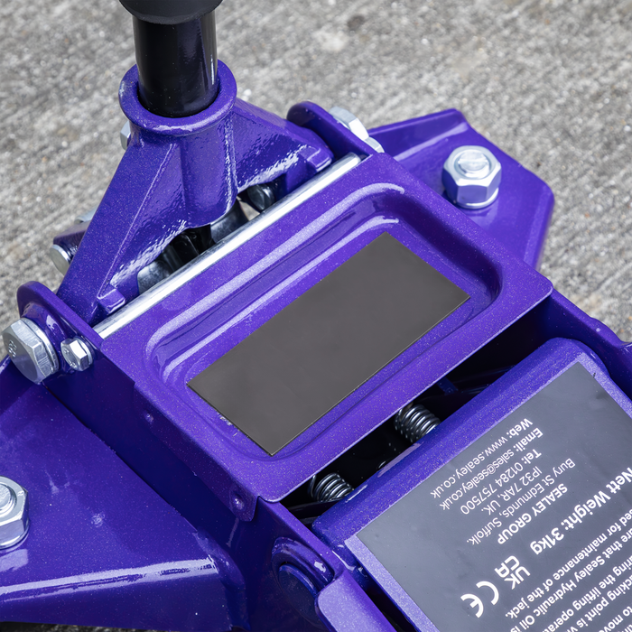 Low Profile Trolley Jack with Rocket Lift 2.25 Tonne - Purple | 2001LEP