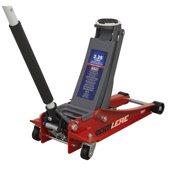 Low Profile Trolley Jack with Rocket Lift 2.25 Tonne - Red | 2001LERE