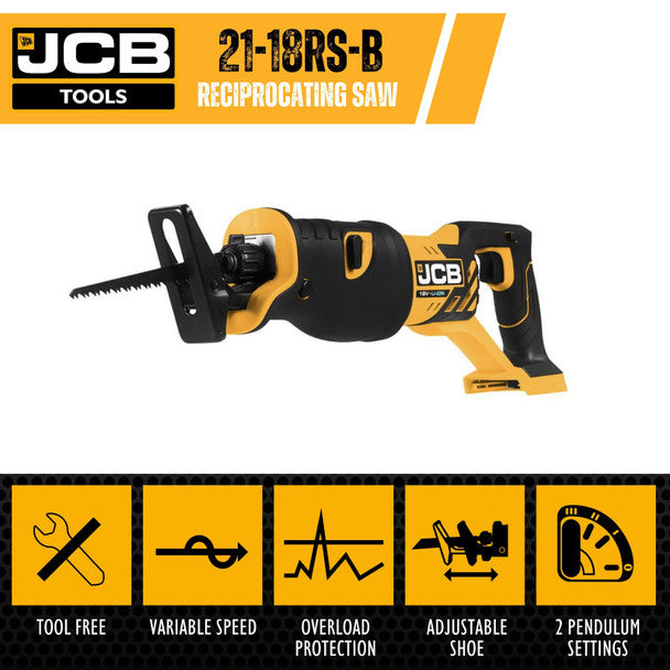 18V Cordless Reciprocating Saw, Body Only, Fits 25Ah LiIon Battery